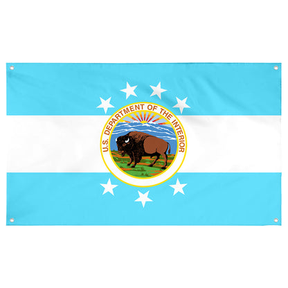 Fyon The United States Secretary of the Interior (1917–1934) Flag Banner