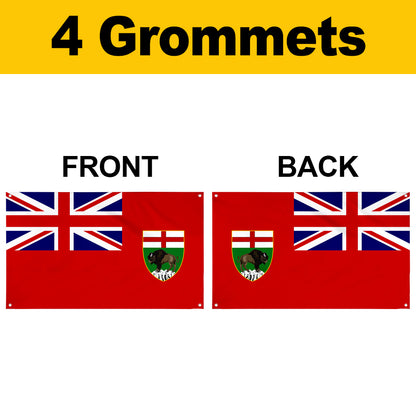 Fyon The Province of Manitoba Flag Banner