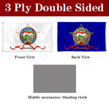 Fyon Double-Sided Minnesota Flag From 1893 to 1957 Banner