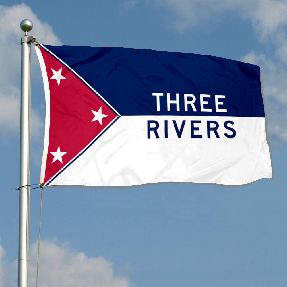 Fyon Three Rivers, Michigan Flag Banner