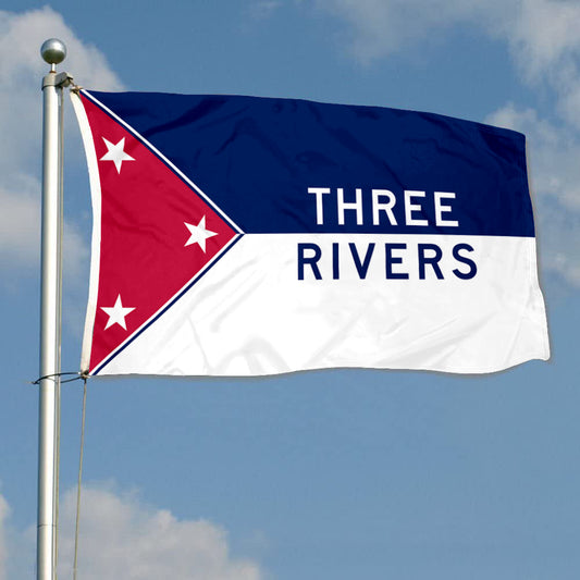 Fyon Three Rivers, Michigan Flag Banner