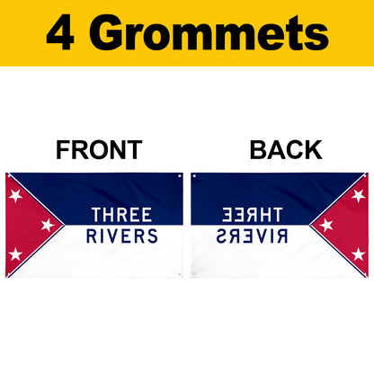 Fyon Three Rivers, Michigan Flag Banner