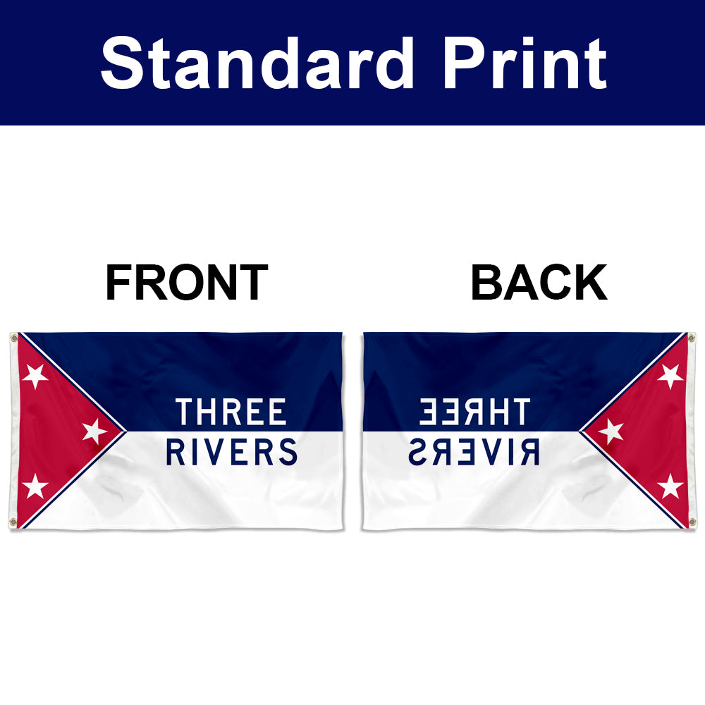 Fyon Three Rivers, Michigan Flag Banner