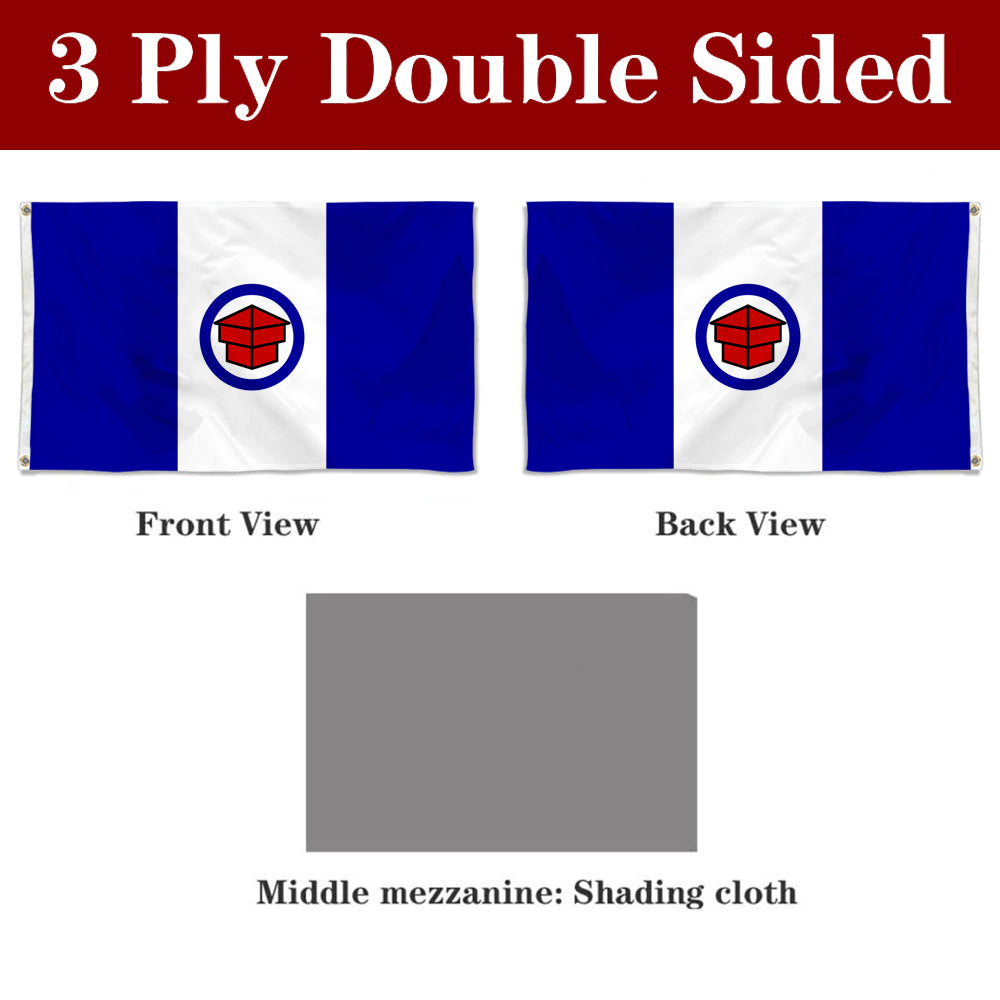 Fyon Toledo, Ohio (1909-1994) Flag Banner