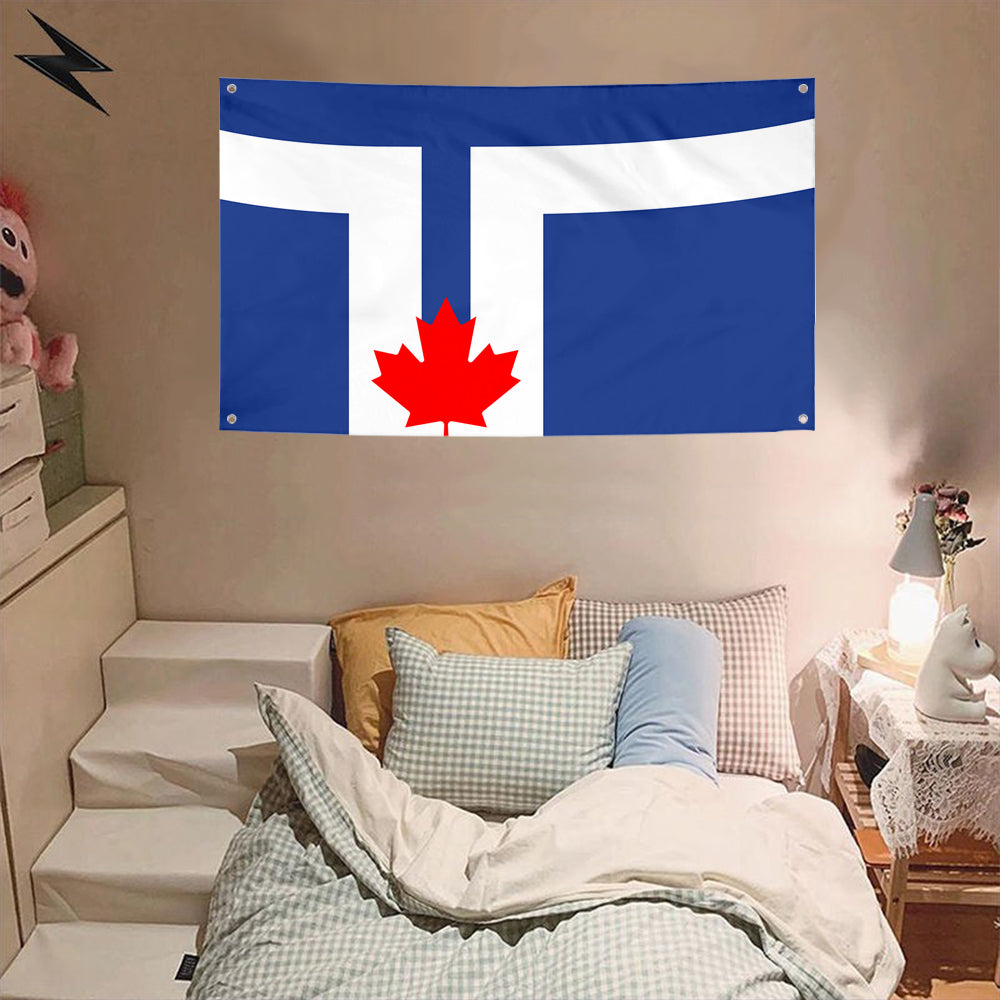 Fyon Toronto, Canada Flag Banner