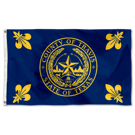 Fyon Travis County Flag Banner