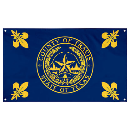 Fyon Travis County Flag Banner