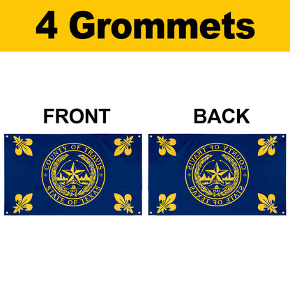 Fyon Travis County Flag Banner