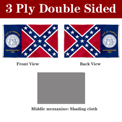 Fyon Trenton, Georgia Flag Banner