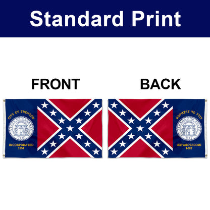Fyon Trenton, Georgia Flag Banner