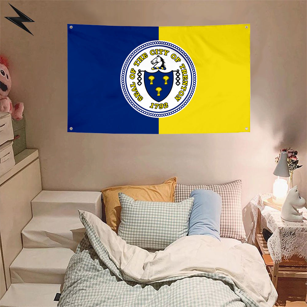 Fyon Trenton, New Jersey Flag Banner