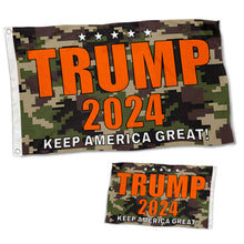 Fyon Double-sided Trump 2024 Flag MAGA Flags Make America Great Flags Banner