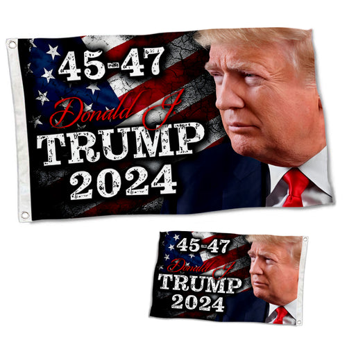 Fyon Double-sided Trump 2024 Flag President 45 47 MAGA Election Campaign Flags Banner