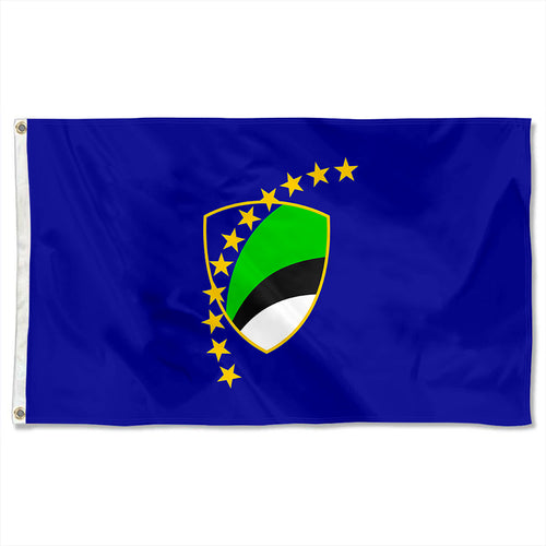 Fyon Double-sided Tuzla, Bosnia Flag Banner