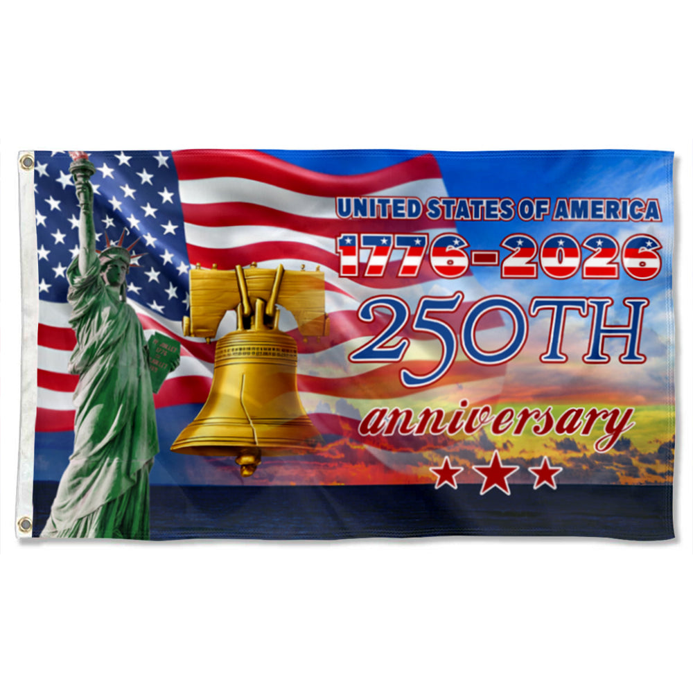 Fyon United States of America 250th Anniversary Flag Banner