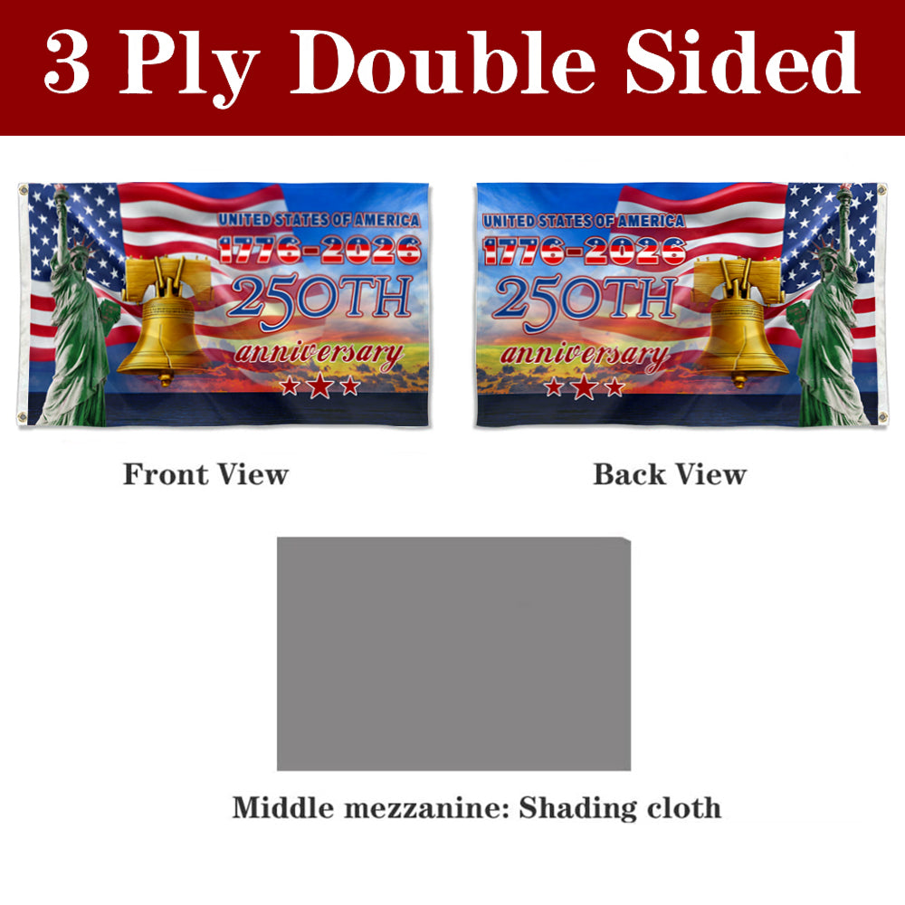 Fyon United States of America 250th Anniversary Flag Banner