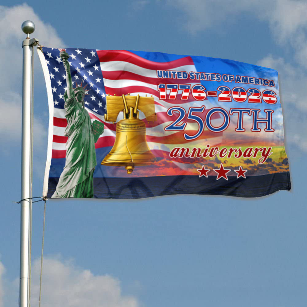 Fyon United States of America 250th Anniversary Flag Banner