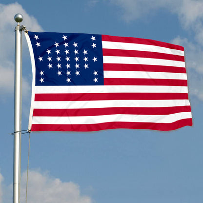 Fyon US 33 Star Fort Sumter Flag Banner