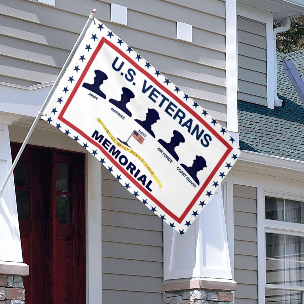 Fyon USA Veterans Memorial Flag Indoor and outdoor banner