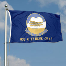 Fyon Double-sided USN U.S.S. Kitty Hawk CV-63 Flag Flags Banner