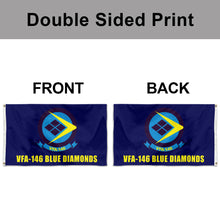 Fyon Double-sided USN VFA-146 Blue Diamonds Flag Flags Banner