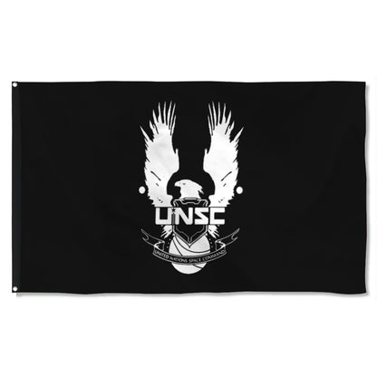 Fyon United Nations Space Command Inspired UNSC Flag indoor and outdoor Banner
