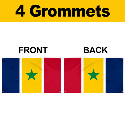 Fyon United Republic of Chad and Cameroon Flag Banner