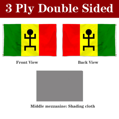 Fyon United Republic of Senegal and Mali Flag Banner