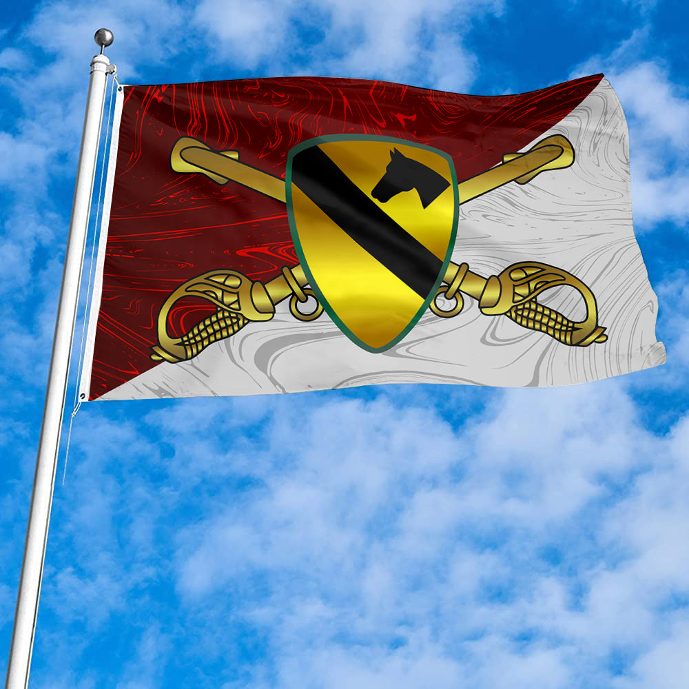 Fyon United States 1st Cavalry Division Flag Indoor and outdoor banner