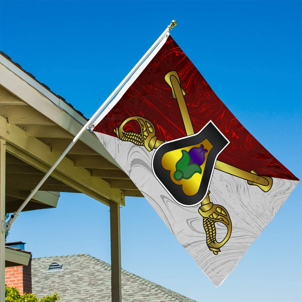 Fyon United States 21st Cavalry Division flag Indoor and outdoor banner