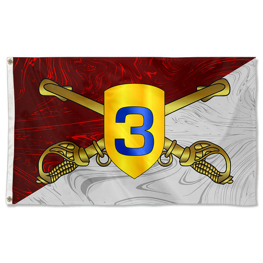 Fyon United States 3rd Cavalry Division Indoor and outdoor banner