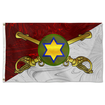 Fyon United States66th Cavalry Division flag Indoor and outdoor banner