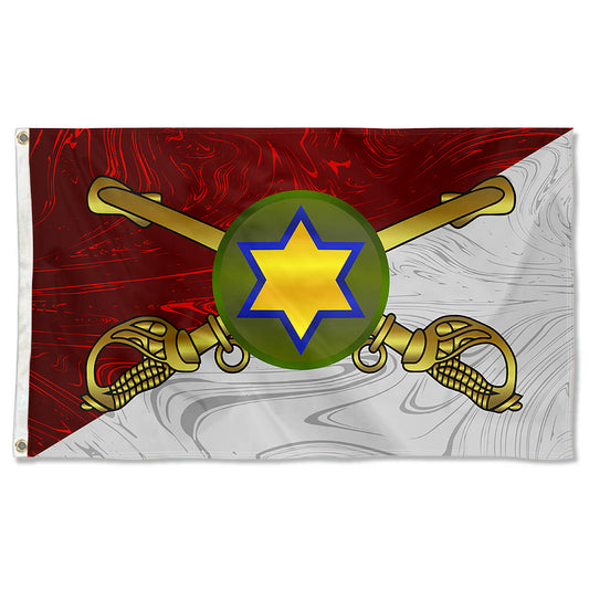 Fyon United States66th Cavalry Division flag Indoor and outdoor banner