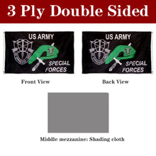 Fyon Double-sided United States Army Special Forces Polyester Flag Banner