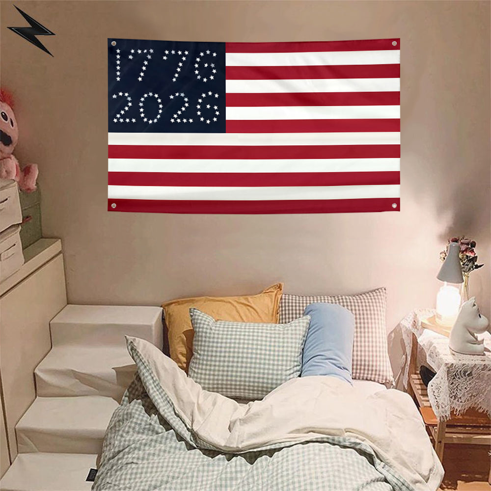 Fyon United States Semiquincentennial Flag Banner