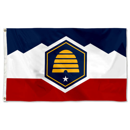 Fyon Double-sided Utah, USA Flag Banner