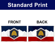 Fyon Double-sided Utah, USA Flag Banner