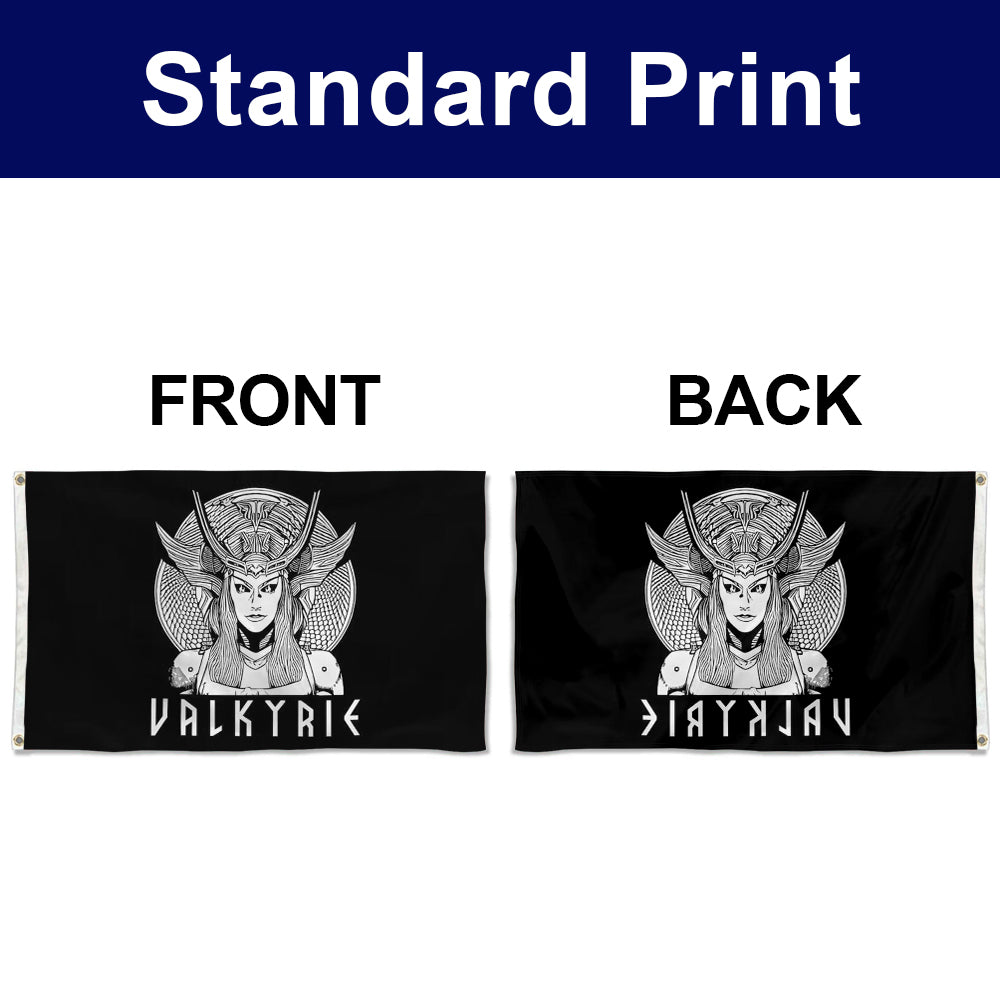 Fyon Double-sided Valkyrie Flag Banner