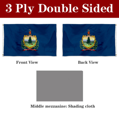 Fyon Vermont Flag Banner