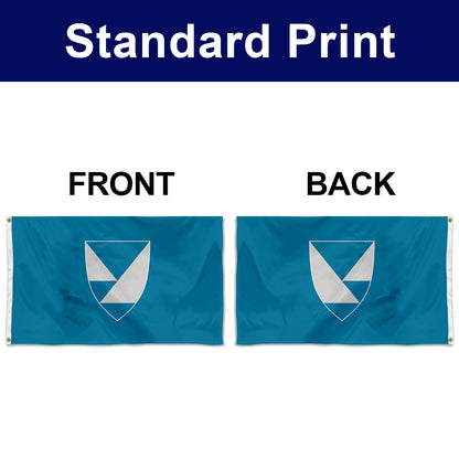 Fyon Double-sided Vestland County, Norway Flag Banner