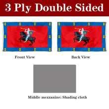 Fyon Double-sided Vilnius County, Lithuania Flag Banner