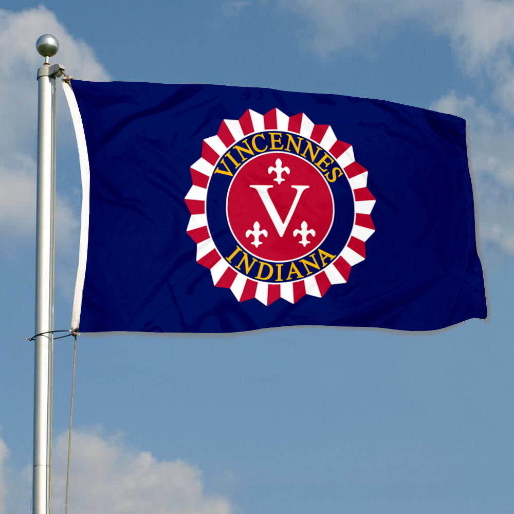 Fyon Vincennes,Indiana Flag Banner