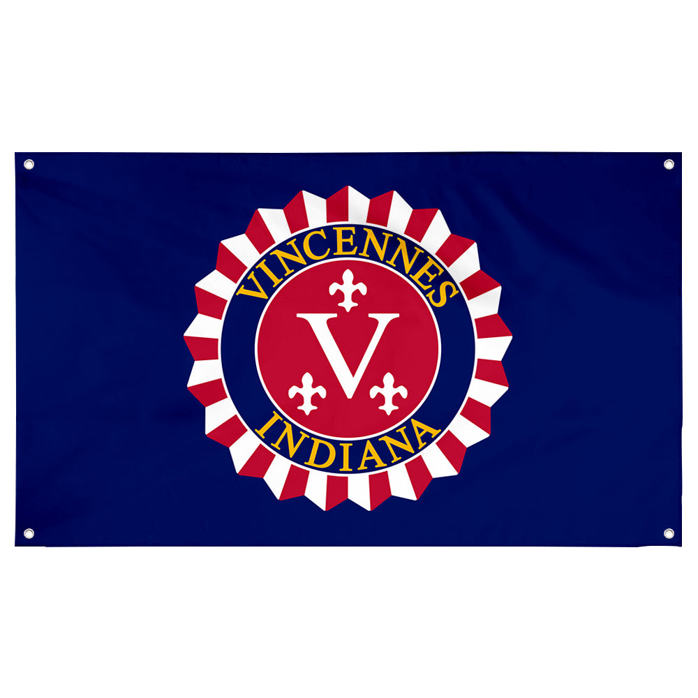 Fyon Vincennes,Indiana Flag Banner
