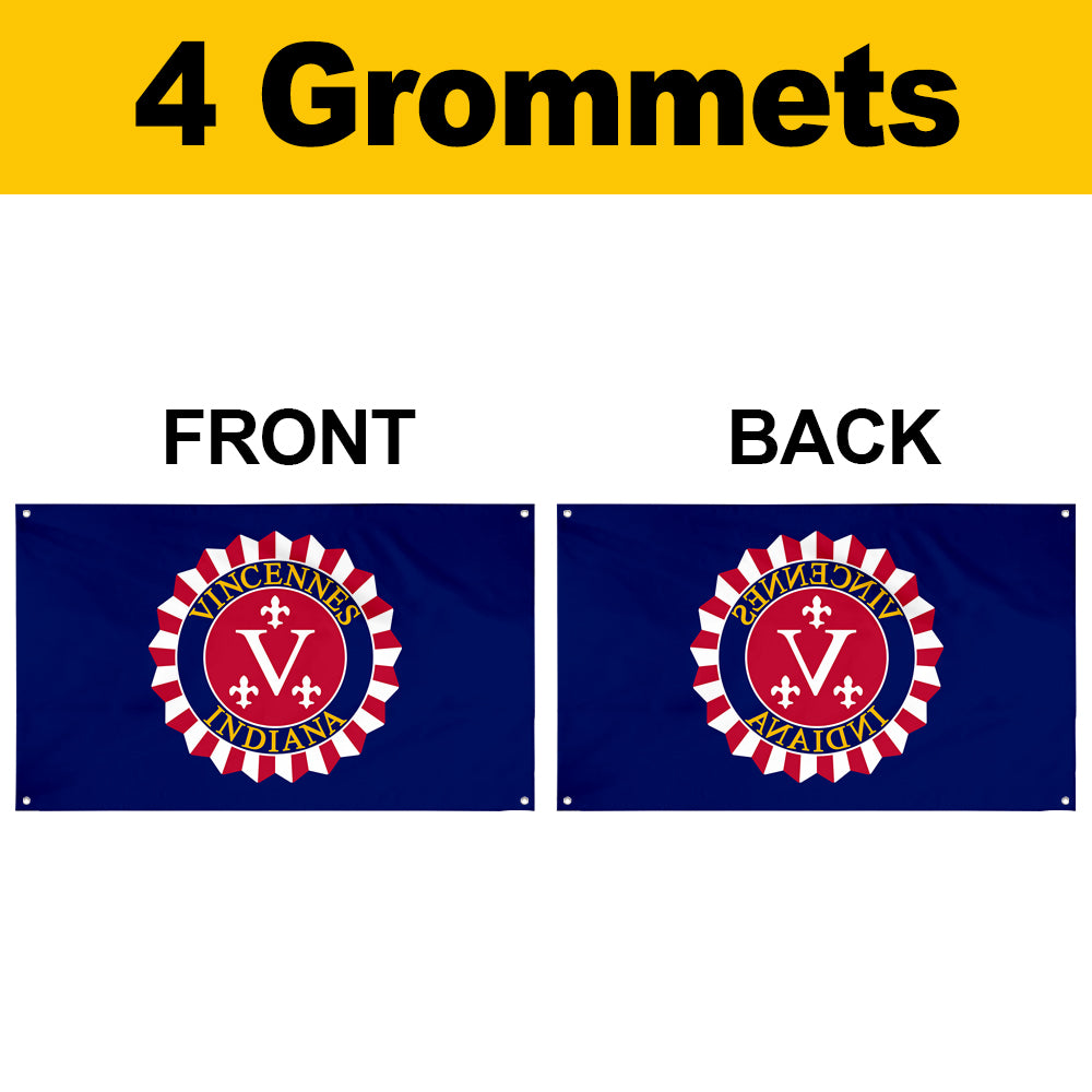 Fyon Vincennes,Indiana Flag Banner