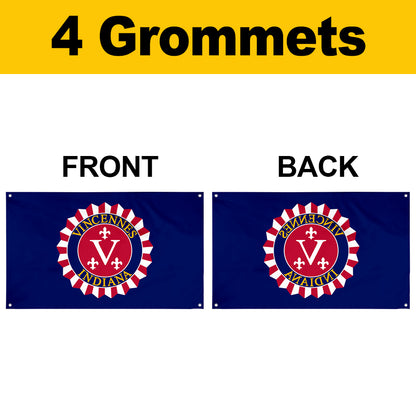 Fyon Vincennes,Indiana Flag Banner