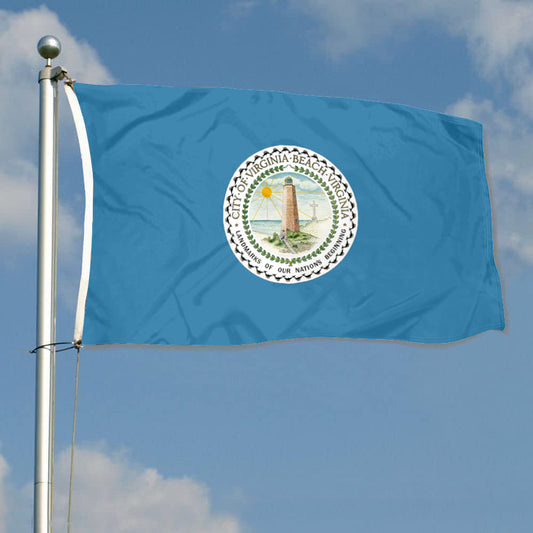 Fyon Virginia banner City of Virginia Beach Flag