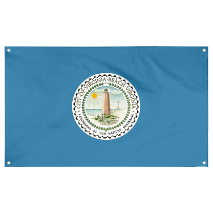Fyon Virginia banner City of Virginia Beach Flag