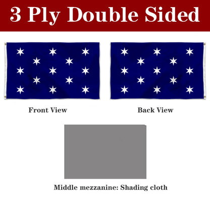 Fyon Washington, New York Flag Banner