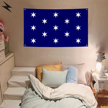 Fyon Washington, New York Flag Banner