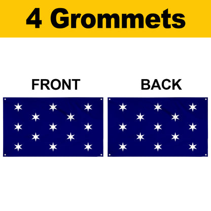 Fyon Washington, New York Flag Banner